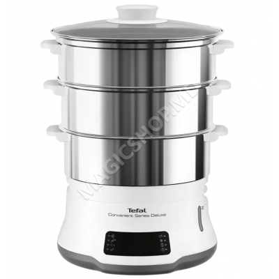 Aparat de gătit cu aburi Tefal VC502D10, Alb